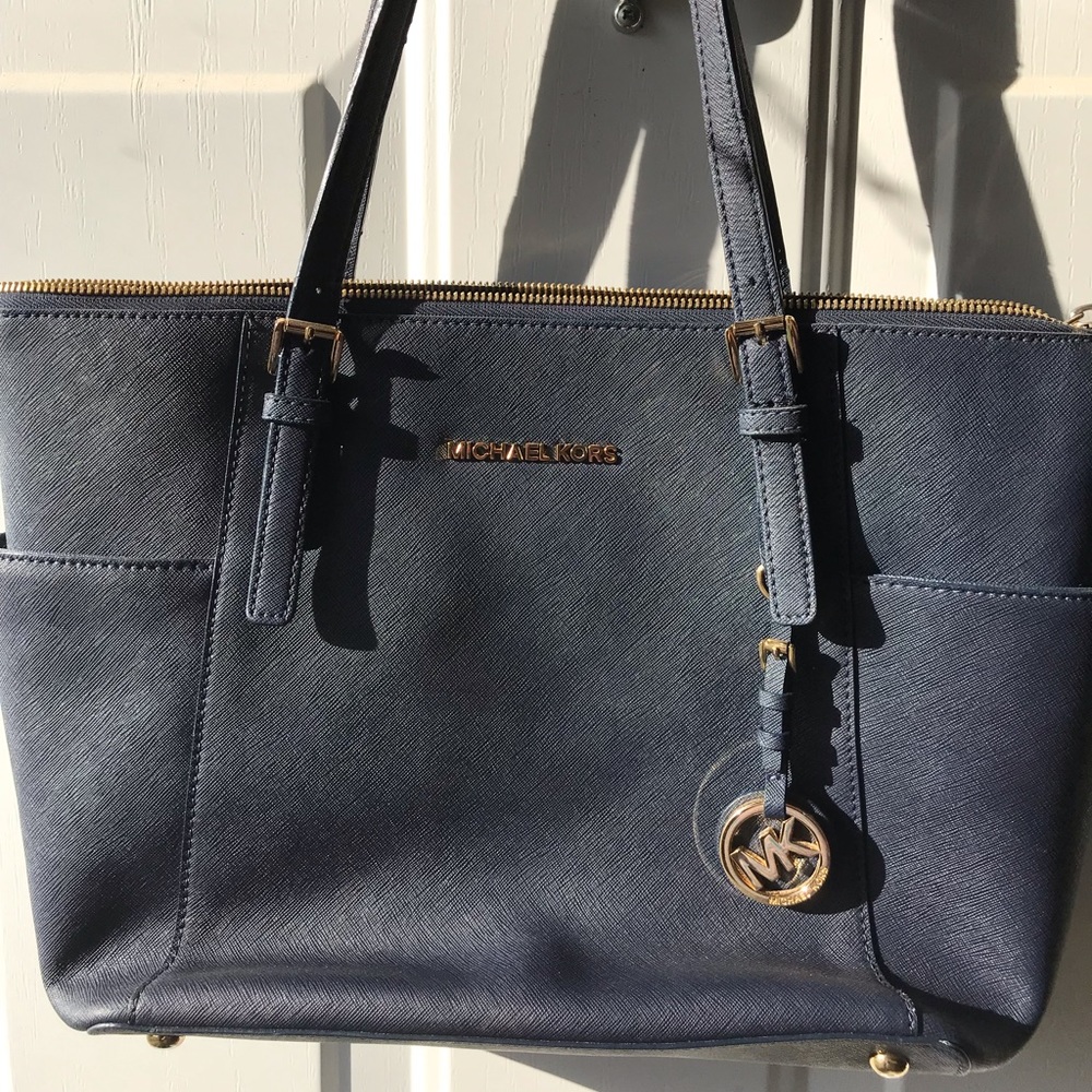 Navy blue Michael Kors Tote/purse